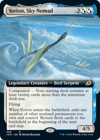 (359) Magic The Gathering Ikoria: Lair of Behemoths: Extras Single: Yorion, Sky Nomad  Rare