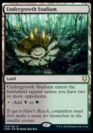 (359/361) Magic The Gathering Commander Legends Single: Undergrowth Stadium Holo Rare