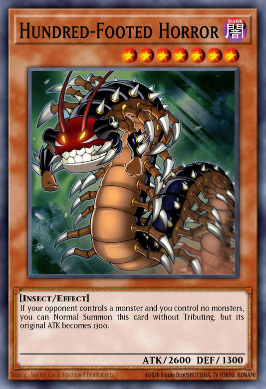 (099) YuGiOh TCG PRIO: Primal Origin Single: Hundred-Footed Horror  Common