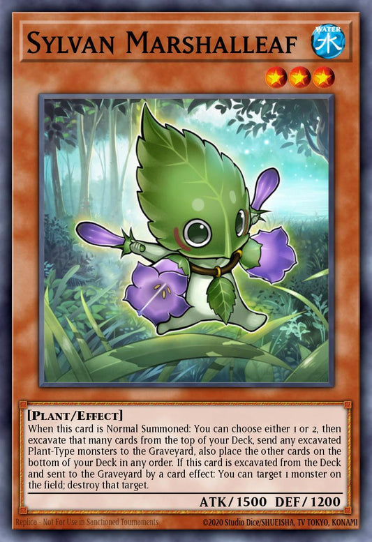(198) YuGiOh TCG MP14: 2014 Mega-Tins Mega-Pack Single: Sylvan Marshalleaf  Ultra Rare