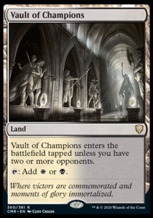 (360/361) Magic The Gathering Commander Legends Single: Vault of Champions  Rare