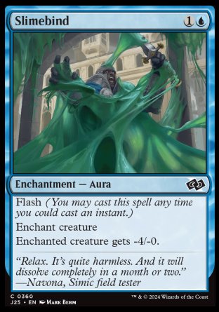 (360) Magic The Gathering Foundations Jumpstart Single: Slimebind  Common