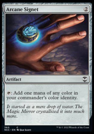 (360) Magic The Gathering Commander: Streets of New Capenna Single: Arcane Signet Holo Common