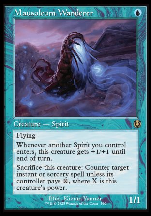 (360) Magic The Gathering Innistrad Remastered: Extras Single: Mausoleum Wanderer (V.2) Holo Rare