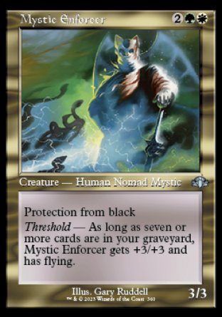 (360) Magic The Gathering Dominaria Remastered: Extras Single: Mystic Enforcer Holo Uncommon