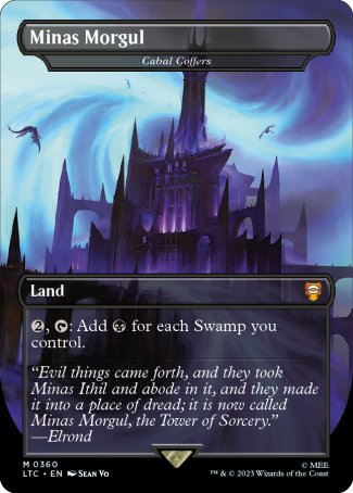(360) Magic The Gathering Commander: The Lord of the Rings: Tales of Middle-earth: Extras Single: Cabal Coffers (V.1) Holo Mythic
