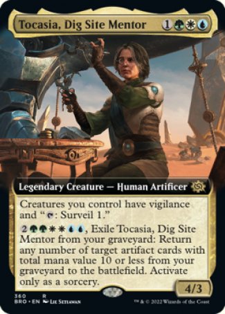 (360) Magic The Gathering The Brothers' War: Extras Single: Tocasia, Dig Site Mentor  Rare
