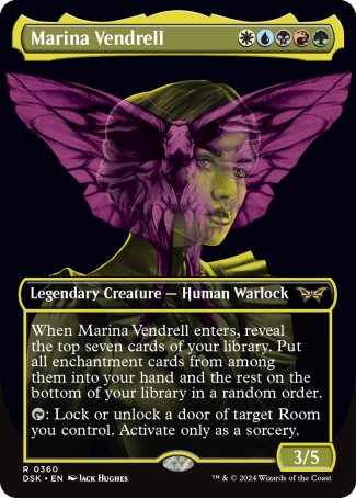 (360) Magic The Gathering Duskmourn: House of Horror: Extras Single: Marina Vendrell  Rare