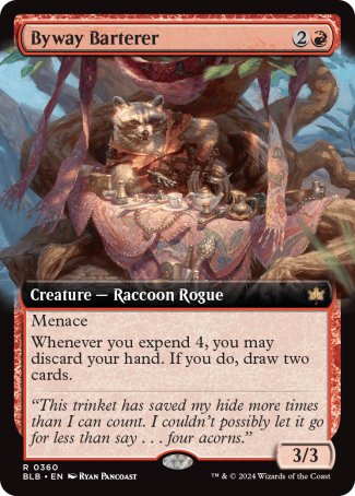 (360) Magic The Gathering Bloomburrow: Extras Single: Byway Barterer Holo Rare