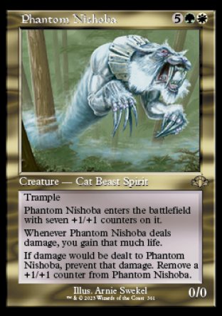 (361) Magic The Gathering Dominaria Remastered: Extras Single: Phantom Nishoba Holo Rare