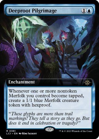 (361) Magic The Gathering The Lost Caverns of Ixalan: Extras Single: Deeproot Pilgrimage  Rare
