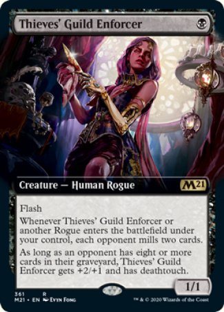 (361) Magic The Gathering Core 2021: Extras Single: Thieves' Guild Enforcer  Rare