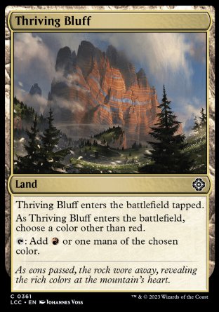 (361) Magic The Gathering Commander: The Lost Caverns of Ixalan Single: Thriving Bluff  Common