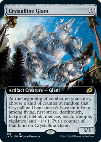 (361) Magic The Gathering Ikoria: Lair of Behemoths: Extras Single: Crystalline Giant (V.1)  Rare