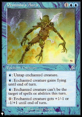 (045) Magic The Gathering The List Single: Pemmin's Aura  Uncommon
