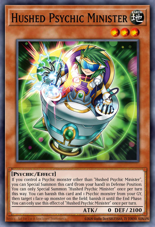 (DUAD014) YuGiOh TCG Duelist’s Advance Single: Hushed Psychic Minister  Common