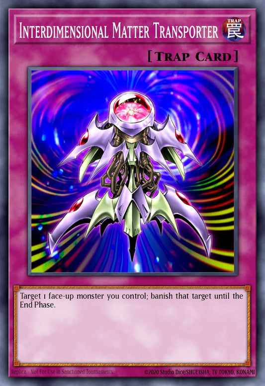 (EN052) YuGiOh TCG DCR: Dark Crisis Single: Interdimensional Matter Transporter (V.2 - Ultra Rare)  Ultra Rare