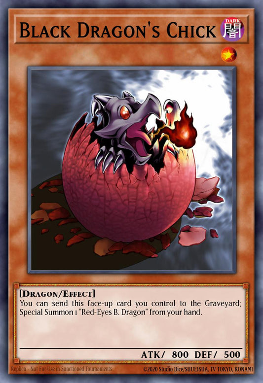 (038) YuGiOh TCG LCJW: Legendary Collection 4: Mega Pack Single: Black Dragon's Chick  Super Rare