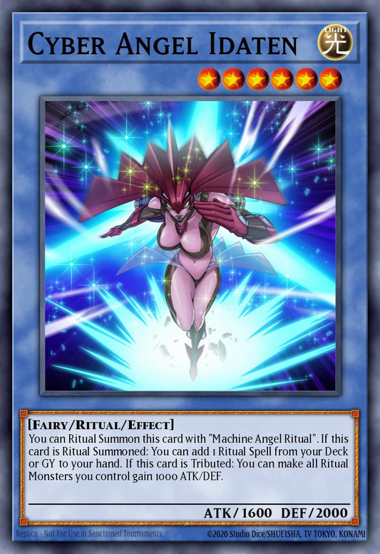 (109) YuGiOh TCG DLCS: Dragons of Legend: The Complete Series Single: Cyber Angel Idaten  Common