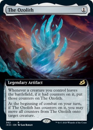 (362) Magic The Gathering Ikoria: Lair of Behemoths: Extras Single: The Ozolith Holo Rare
