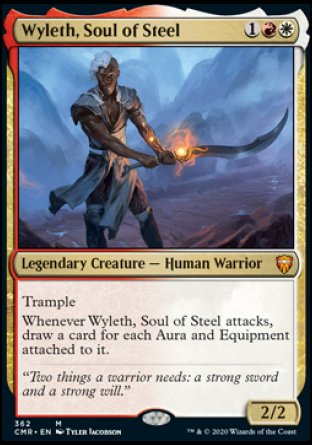 (362/361) Magic The Gathering Commander Legends: Extras Single: Wyleth, Soul of Steel  Mythic