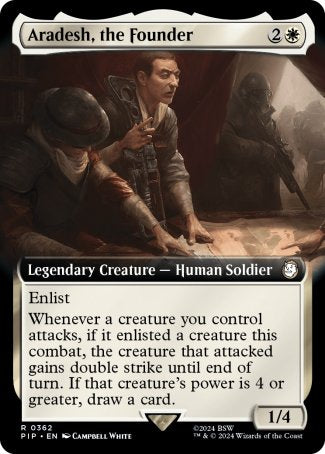 (362) Magic The Gathering Universes Beyond: Fallout: Extras Single: Aradesh, the Founder (V.1)  Rare
