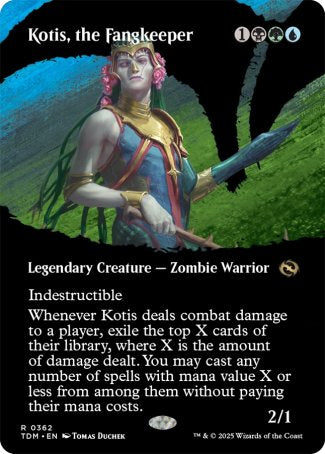(362) Magic The Gathering Tarkir: Dragonstorm: Extras Single: Kotis, the Fangkeeper  Rare