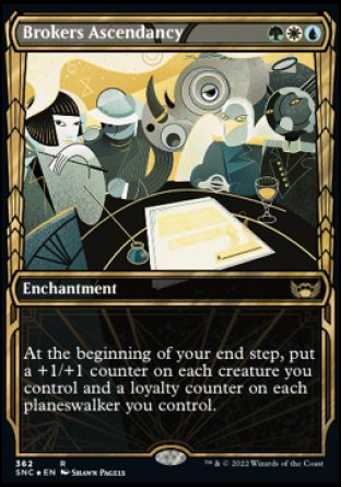 (362) Magic The Gathering Streets of New Capenna: Extras Single: Brokers Ascendancy (V.2)  Rare