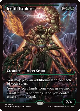 (362) Magic The Gathering Edge of Eternities: Extras Single: Icetill Explorer (V.2)  Mythic