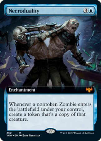 (362) Magic The Gathering Innistrad: Crimson Vow: Extras Single: Necroduality  Mythic