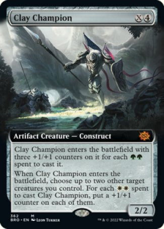 (362) Magic The Gathering The Brothers' War: Extras Single: Clay Champion  Mythic