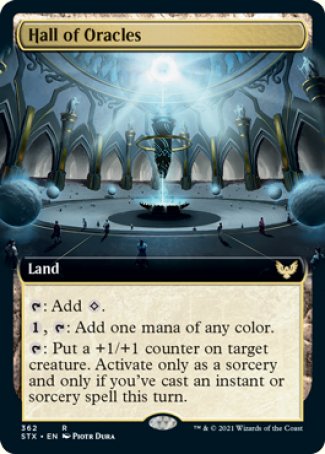 (362) Magic The Gathering Strixhaven: School of Mages: Extras Single: Hall of Oracles  Rare