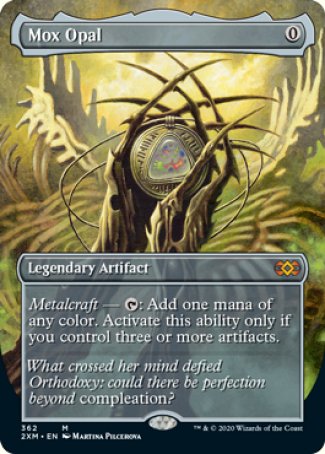 (362) Magic The Gathering Double Masters: Extras Single: Mox Opal  Mythic