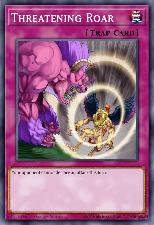 (297) YuGiOh TCG LCYW: Legendary Collection 3: Mega Pack Single: Threatening Roar  Secret Rare