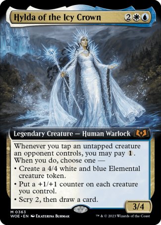 (363) Magic The Gathering Wilds of Eldraine: Extras Single: Hylda of the Icy Crown  Mythic