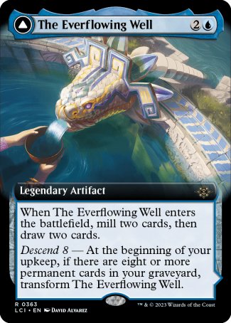 (363) Magic The Gathering The Lost Caverns of Ixalan: Extras Single: The Everflowing Well // The Myriad Pools Holo Rare