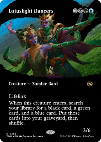 (363) Magic The Gathering Tarkir: Dragonstorm: Extras Single: Lotuslight Dancers Holo Rare