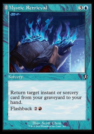 (363) Magic The Gathering Innistrad Remastered: Extras Single: Mystic Retrieval  Uncommon