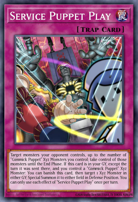 (070) YuGiOh TCG INFO: The Infinite Forbidden Single: Service Puppet Play  Common