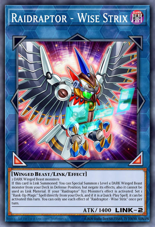 (005) YuGiOh TCG DUOV: Duel Overload Single: Raidraptor - Wise Strix  Ultra Rare