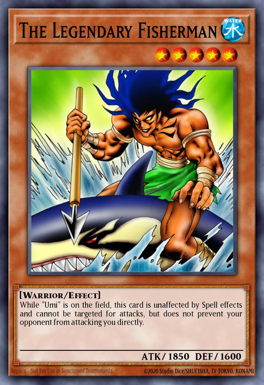 (019) YuGiOh TCG LEDU: Legendary Duelists Single: The Legendary Fisherman  Common