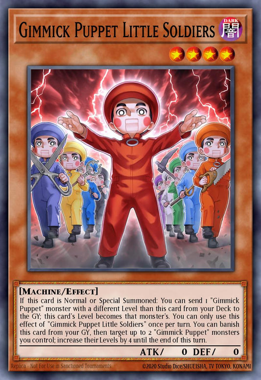(007) YuGiOh TCG INFO: The Infinite Forbidden Single: Gimmick Puppet Little Soldiers  Common