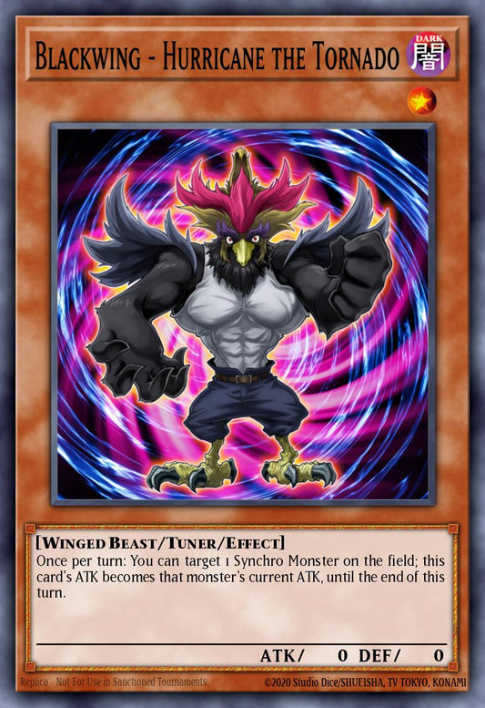 (031) YuGiOh TCG DLCS: Dragons of Legend: The Complete Series Single: Blackwing - Hurricane the Tornado  Common