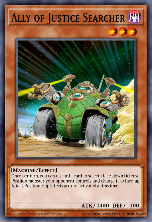 (081) YuGiOh TCG HAC1: Hidden Arsenal: Chapter 1 Single: Ally of Justice Searcher (V.1 - Common)  Common