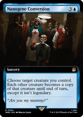 (364) Magic The Gathering Universes Beyond: Doctor Who: Extras Single: Nanogene Conversion (V.1) Holo Rare