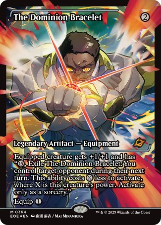 (364) Magic The Gathering Edge of Eternities: Extras Single: The Dominion Bracelet (V.1) Holo Mythic