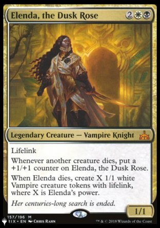 (157) Magic The Gathering The List Single: Elenda, the Dusk Rose  Mythic