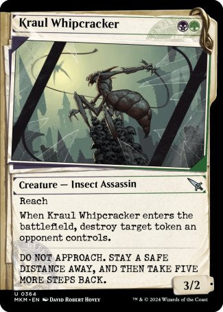 (364) Magic The Gathering Murders at Karlov Manor: Extras Single: Kraul Whipcracker  Uncommon