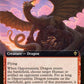 (364) Magic The Gathering Throne of Eldraine: Extras Single: Opportunistic Dragon  Rare