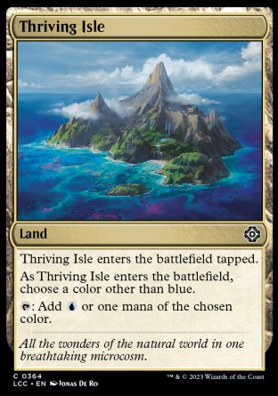 (364) Magic The Gathering Commander: The Lost Caverns of Ixalan Single: Thriving Isle  Common